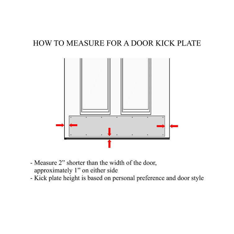 Magnetic kick plate on sale for metal door